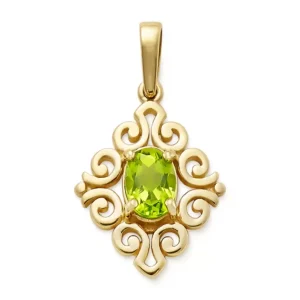 Spanish Lace Birthstone Pendant