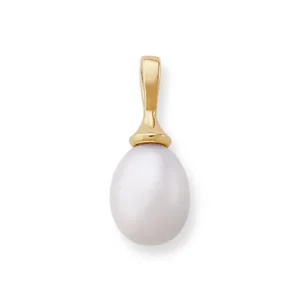 Teardrop Cultured Pearl Pendant