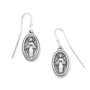 Virgin Mary Dangle Earrings