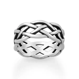 Woven Trinity Wedding Ring